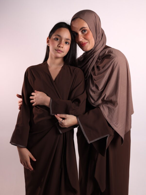 Robe Signature Héritage — Eid Capsule (Enfant) - Cacao Royal