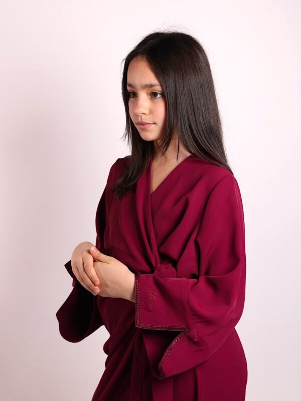 Robe Signature Héritage — Eid Capsule (Enfant) - Rose Indien